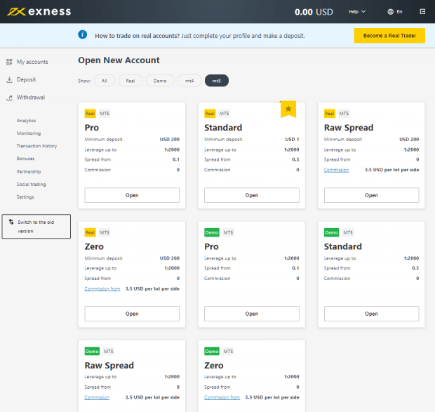 Get The Most Out of Exness Account Types and Facebook