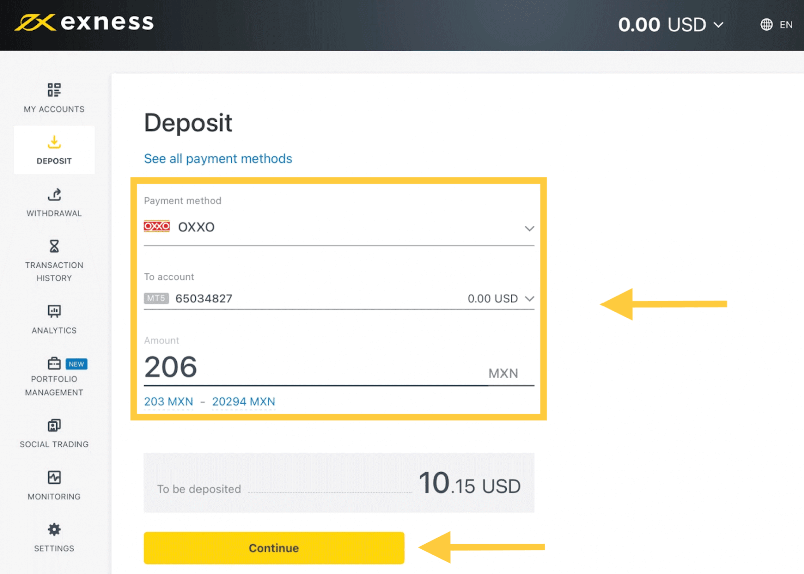 Exness Мексикт мөнгө байршуулах, авах Exness Мексикт мөнгө байршуулах, авах