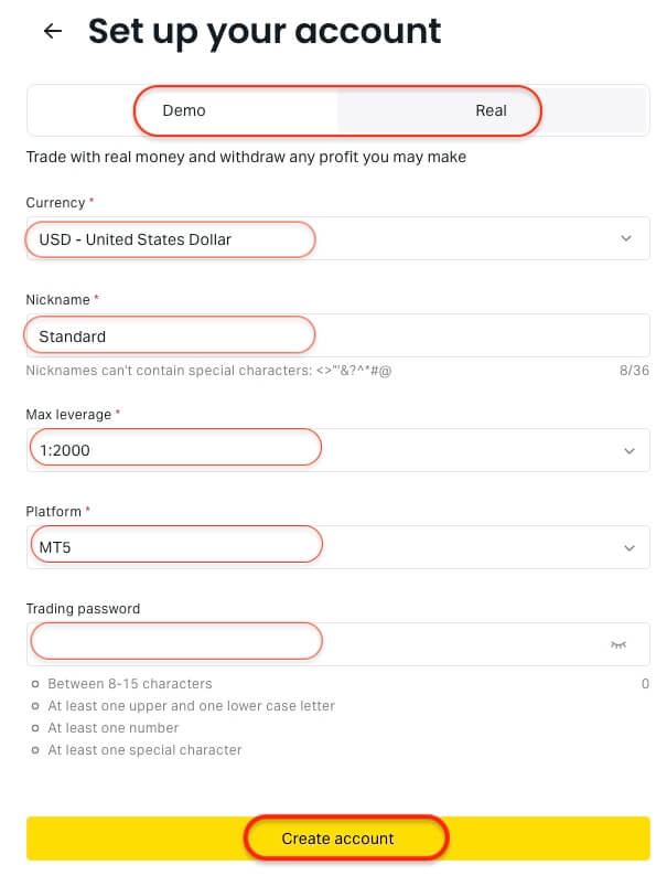 Registre Exness 2026: com obrir un compte Exness i registrar-se