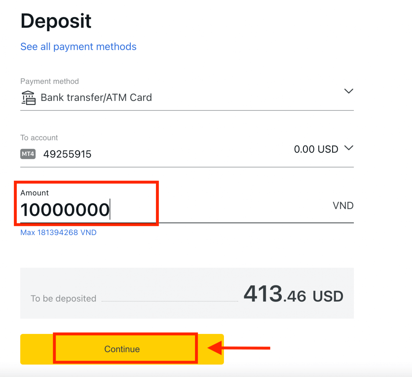 Cách đăng nhập và gửi tiền trên Exness Cách đăng nhập và gửi tiền trên Exness