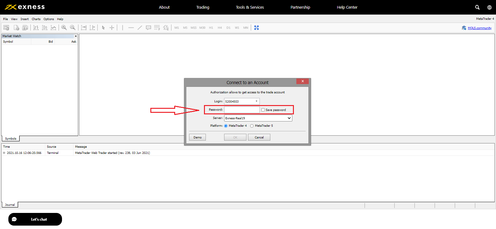 Exness මත ලොගින් වී මුදල් තැන්පත් කරන්නේ කෙසේද Exness මත ලොගින් වී මුදල් තැන්පත් කරන්නේ කෙසේද
