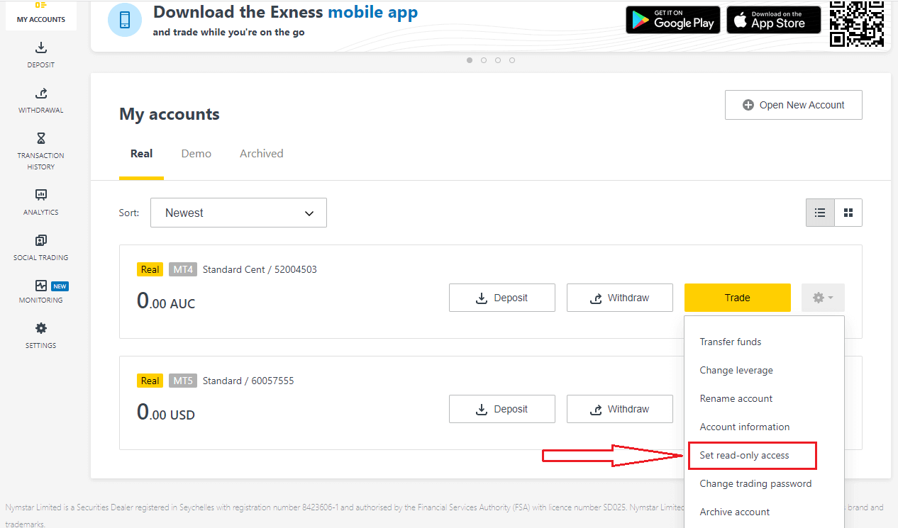 Exness මත ලොගින් වී මුදල් තැන්පත් කරන්නේ කෙසේද Exness මත ලොගින් වී මුදල් තැන්පත් කරන්නේ කෙසේද