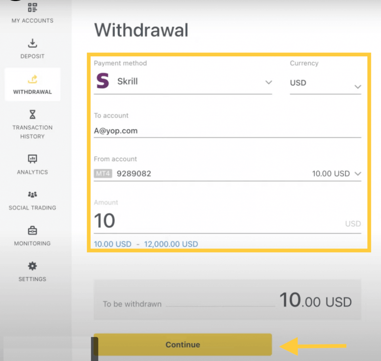 How to Sign in and Withdraw Money from Exness How to Sign in and Withdraw Money from Exness