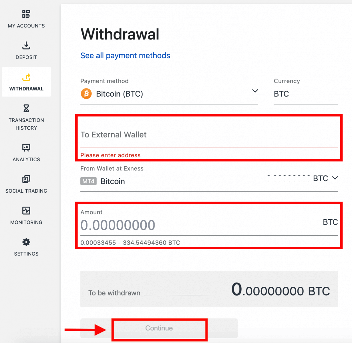 How to Sign in and Withdraw Money from Exness How to Sign in and Withdraw Money from Exness