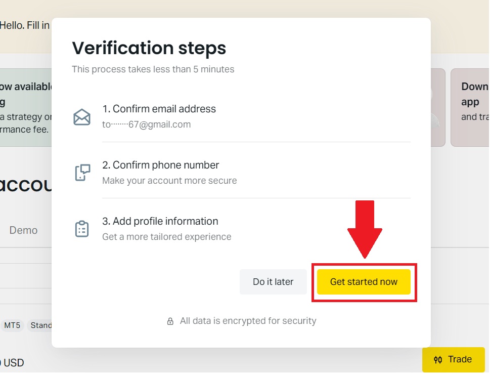 Com verificar el vostre compte Exness el 2026: requisits de KYC, documents i temps d'aprovació